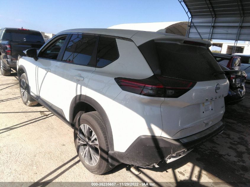 2022 NISSAN ROGUE SV VIN: 5N1BT3BA1NC704572