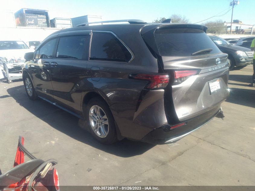 2022 TOYOTA SIENNA LIMITED VIN: 5TDZSKFC0NS061352