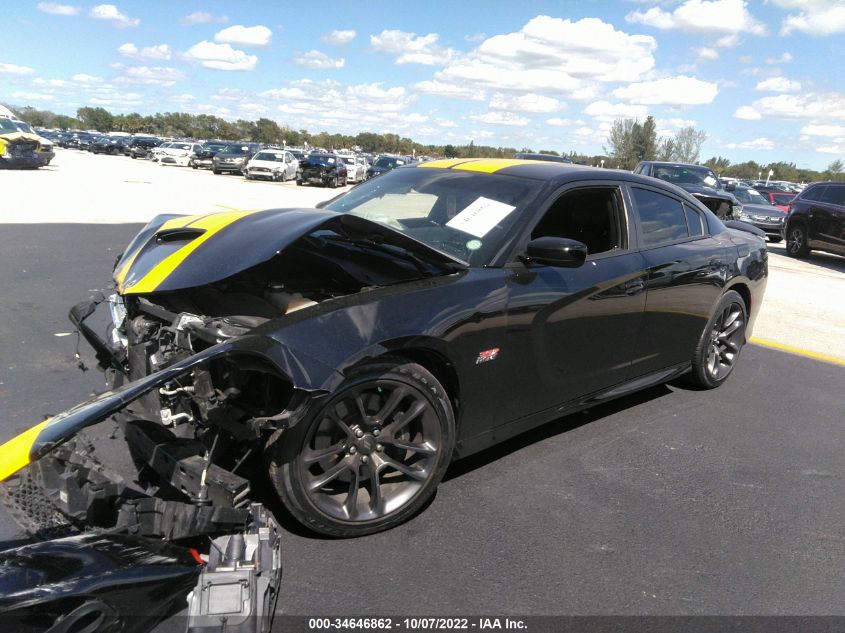 2021 DODGE CHARGER SCAT PACK VIN: 2C3CDXGJXMH579688