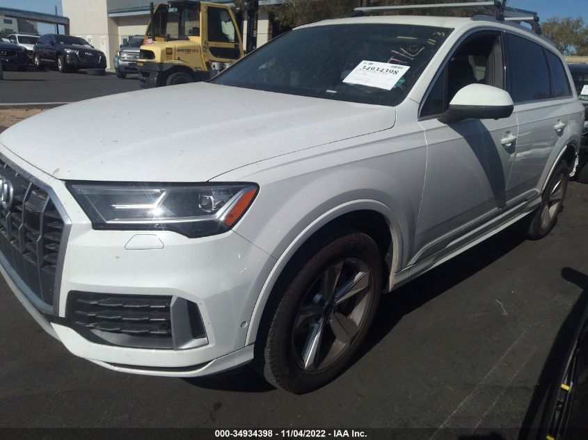 2022 AUDI Q7 PREMIUM PLUS VIN: WA1LJBF76ND001416