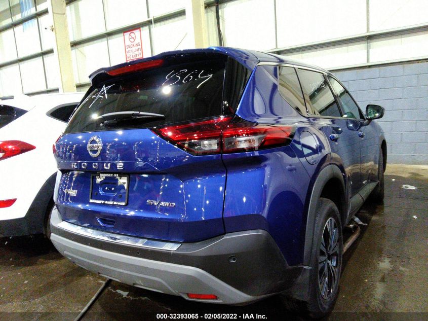2021 NISSAN ROGUE SV VIN: 000AT3BB9MC754364