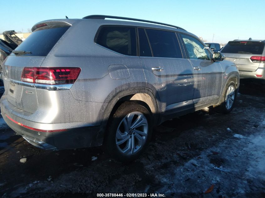 2021 VOLKSWAGEN ATLAS 2.0T SE W/TECHNOLOGY VIN: 1V2KP2CA6MC578854