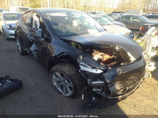 2022 TESLA MODEL Y LONG RANGE VIN: 7SAYGDEE0NA014984
