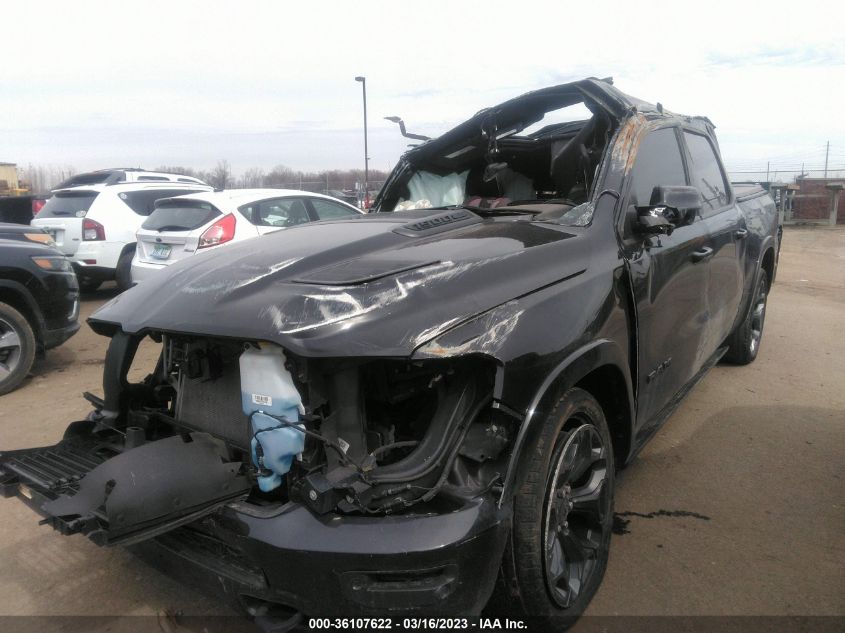 2022 RAM 1500 LIMITED VIN: 1C6SRFHT1NN101517