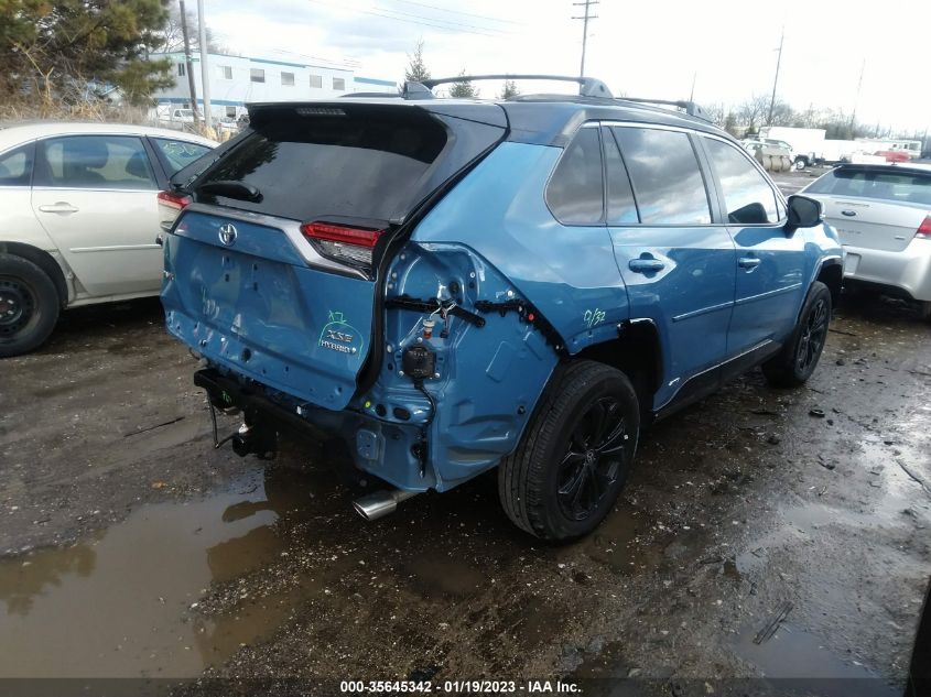 2022 TOYOTA RAV4 HYBRID XSE VIN: 4T3E6RFVXNU083113