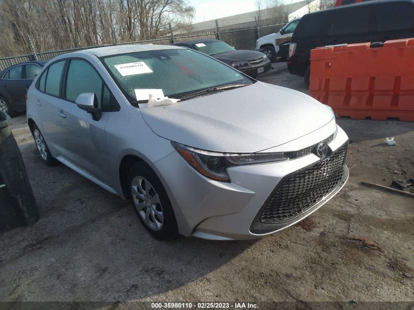 2022 TOYOTA COROLLA LE VIN: 5YFEPMAE3NP324821