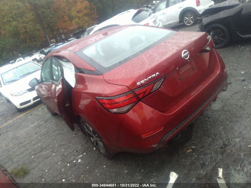 2021 NISSAN SENTRA SV VIN: 3N1AB8CV7MY319124