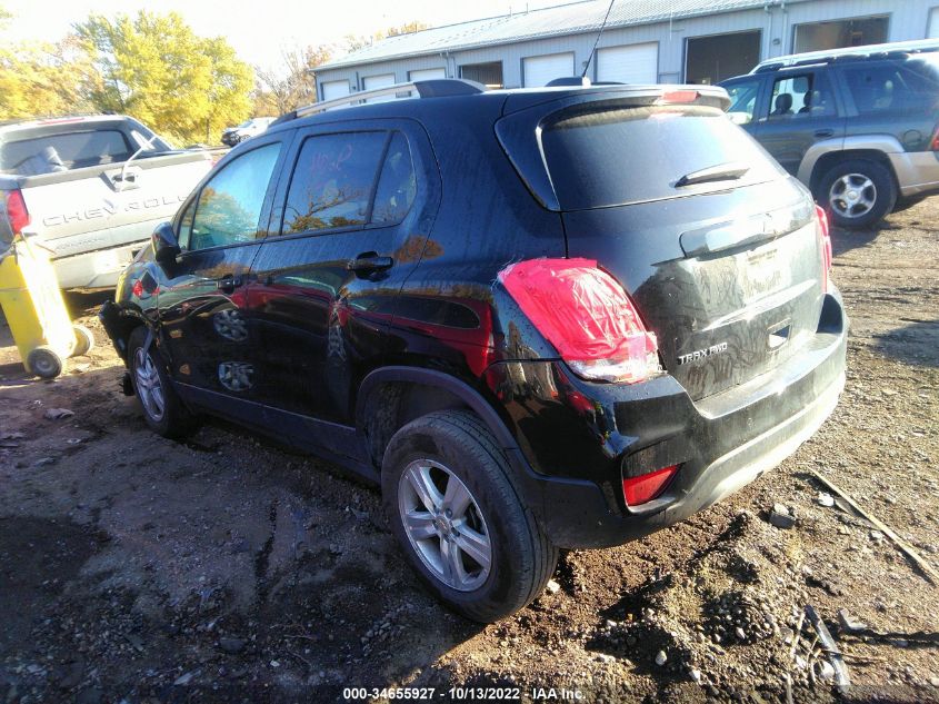 2021 CHEVROLET TRAX LT VIN: KL7CJPSB7MB355434