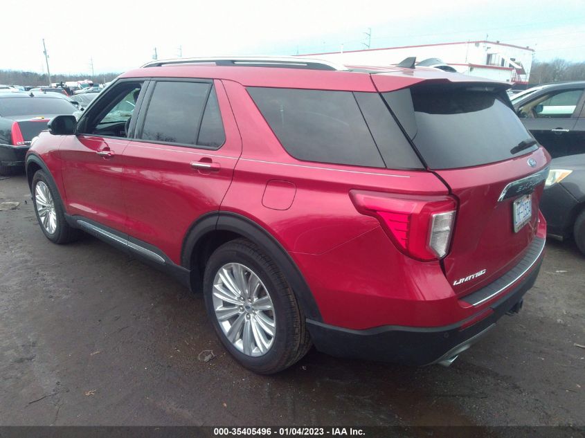 2021 FORD EXPLORER LIMITED VIN: 1FM5K7FW8MNA12275