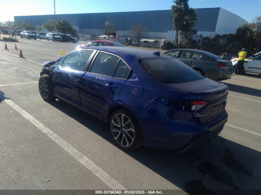 2022 TOYOTA COROLLA SE/SE NIGHTSHADE/APEX SE VIN: 5YFS4MCE0NP111981