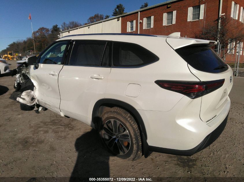 2020 TOYOTA HIGHLANDER XLE VIN: 5TDHZRBH0LS036532