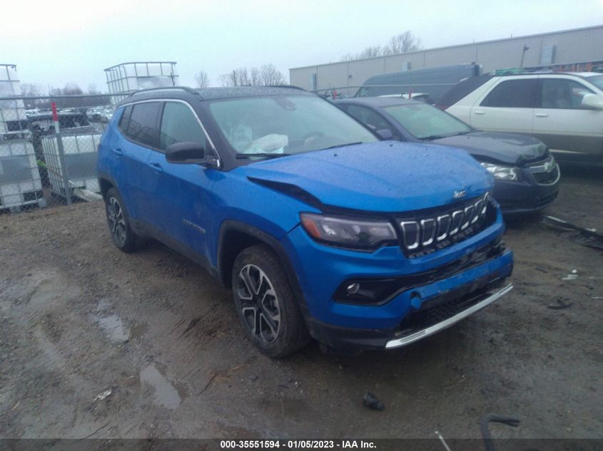 2022 JEEP COMPASS LIMITED VIN: 3C4NJDCB3NT170547