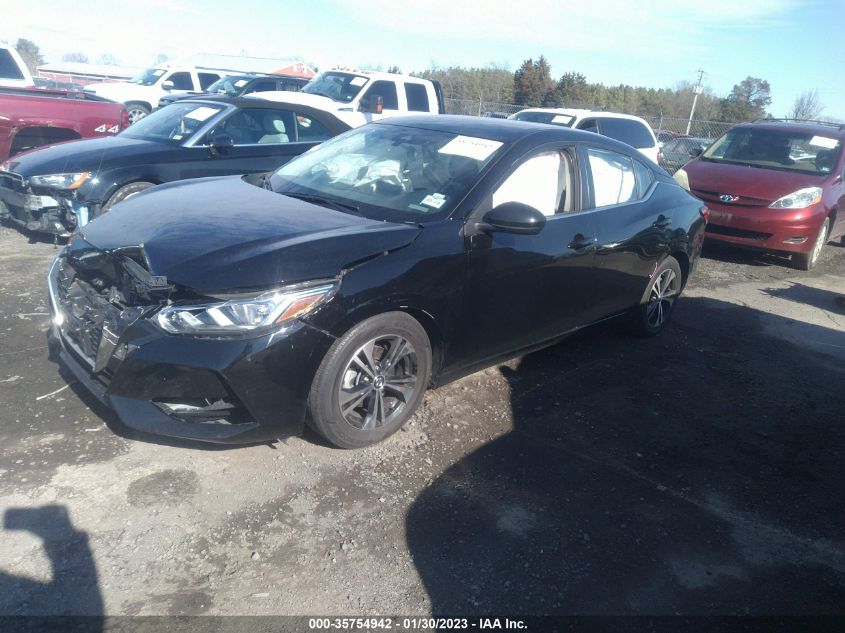 2022 NISSAN SENTRA SV VIN: 3N1AB8CV2NY258539