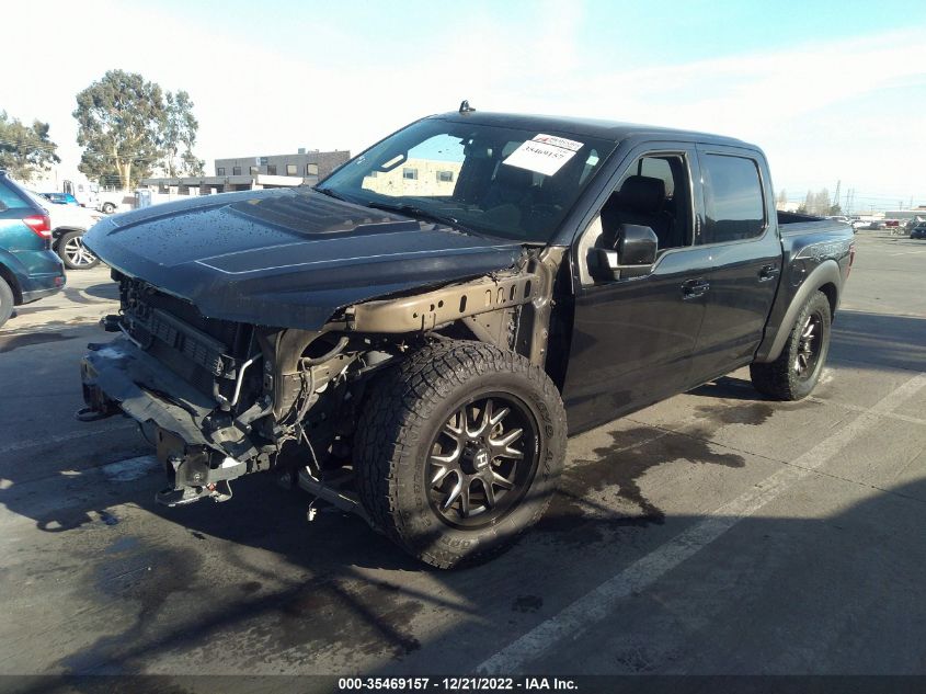 2020 FORD F-150 RAPTOR VIN: 1FTFW1RG3LFA44574