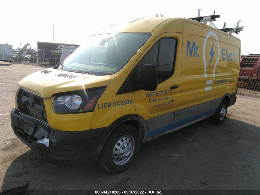 2021 FORD TRANSIT CARGO VAN VIN: 1FTBR2CG9MKA19188