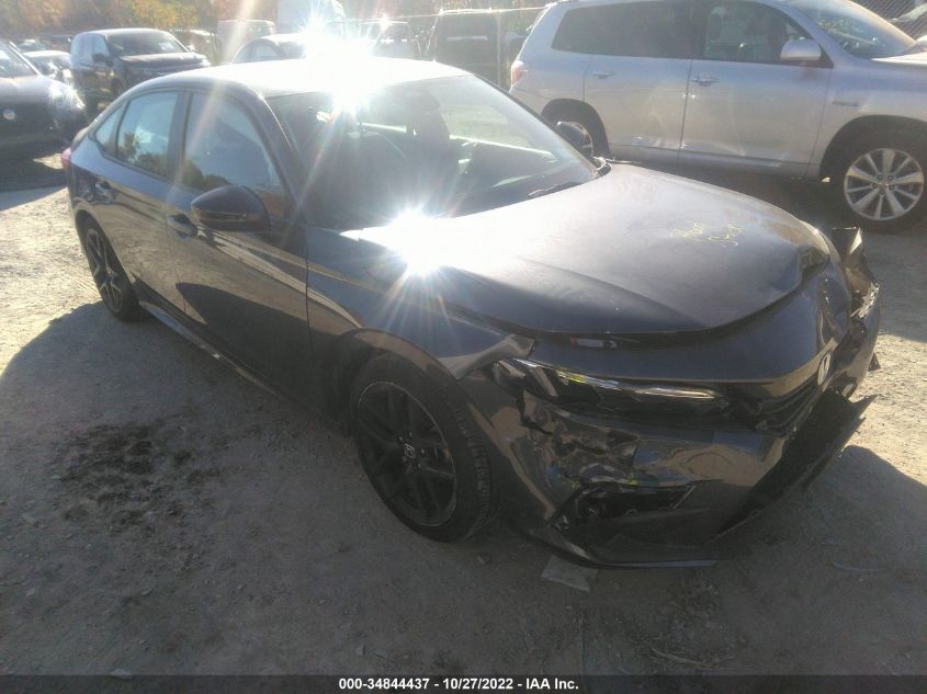 2022 HONDA CIVIC SEDAN SPORT VIN: 2HGFE2F52NH566840