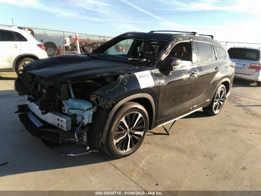 2021 TOYOTA HIGHLANDER XSE VIN: 5TDLZRAH2MS053863