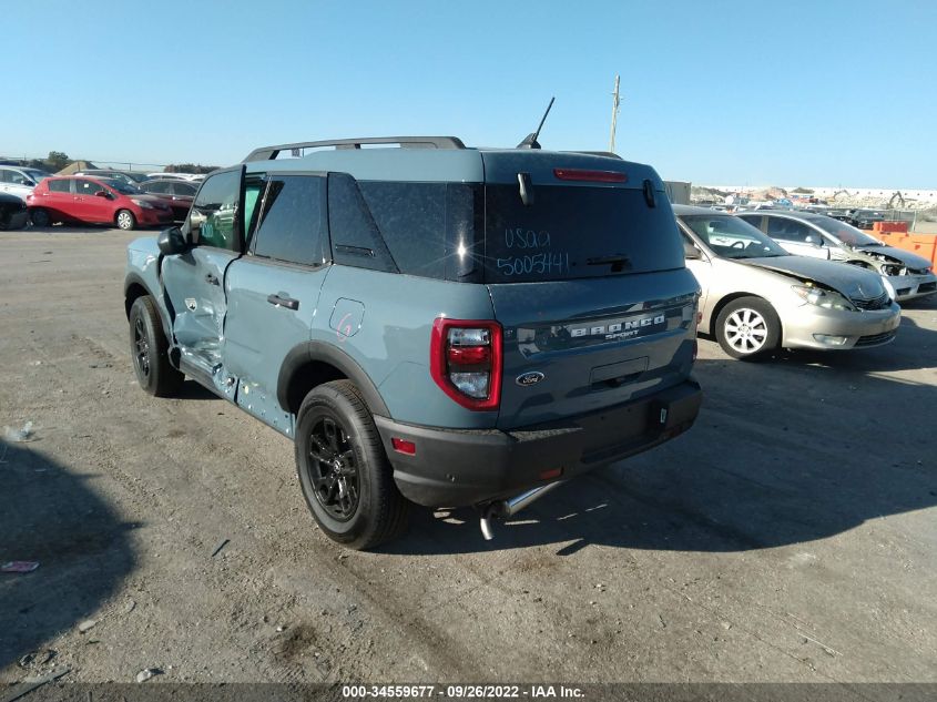 2022 FORD BRONCO SPORT BIG BEND VIN: 3FMCR9B67NRD45649