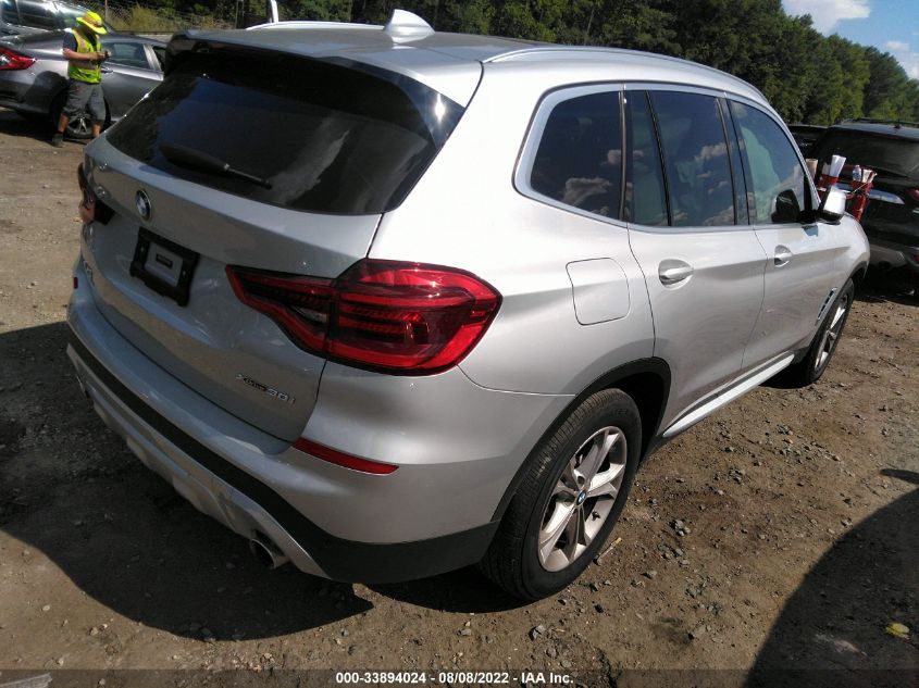 2021 BMW X3 XDRIVE30I VIN: 5UXTY5C0XM9G04124