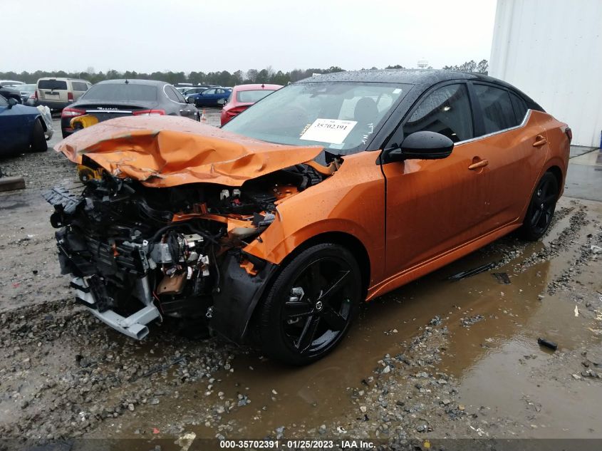 2022 NISSAN SENTRA SR VIN: 3N1AB8DV0NY267299