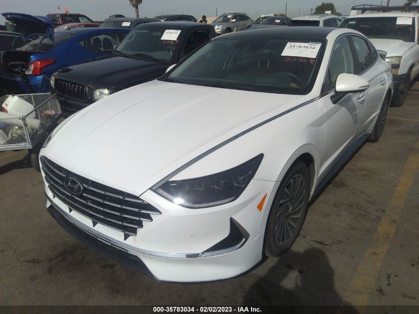 2021 HYUNDAI SONATA HYBRID LIMITED VIN: KMHL54JJ4MA031907