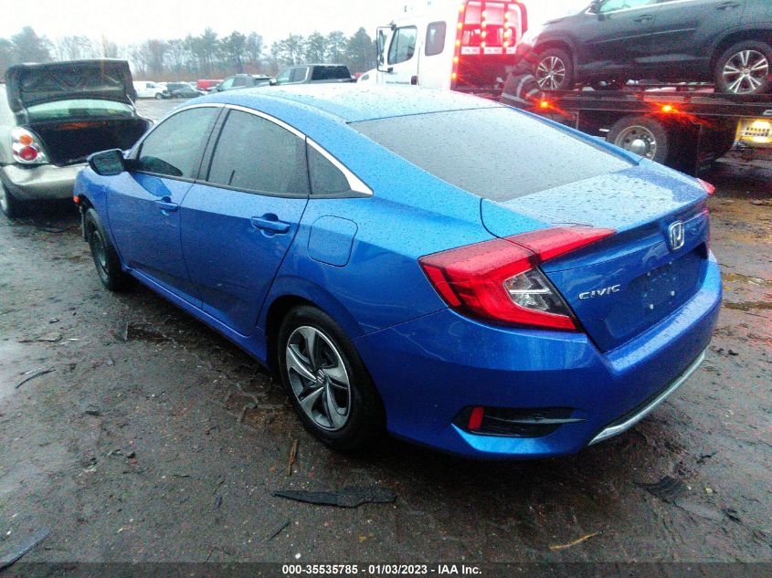 2021 HONDA CIVIC SEDAN LX VIN: 2HGFC2F60MH523532