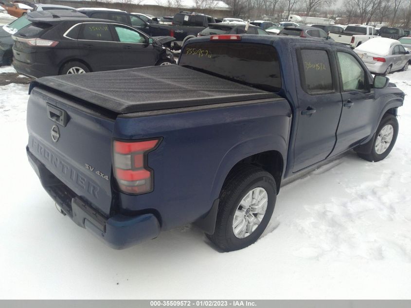 2022 NISSAN FRONTIER SV VIN: 1N6ED1EK2NN667444