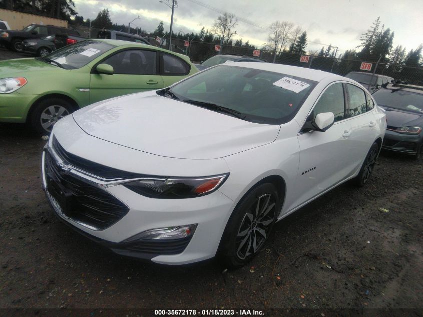 2022 CHEVROLET MALIBU RS VIN: 1G1ZG5ST7NF193428