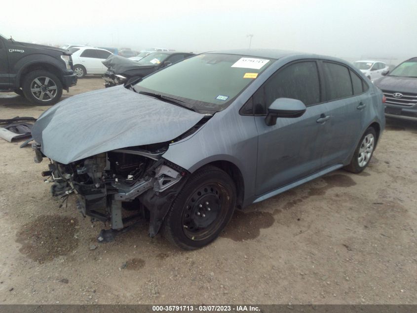 2022 TOYOTA COROLLA LE VIN: 5YFEPMAE8NP300417