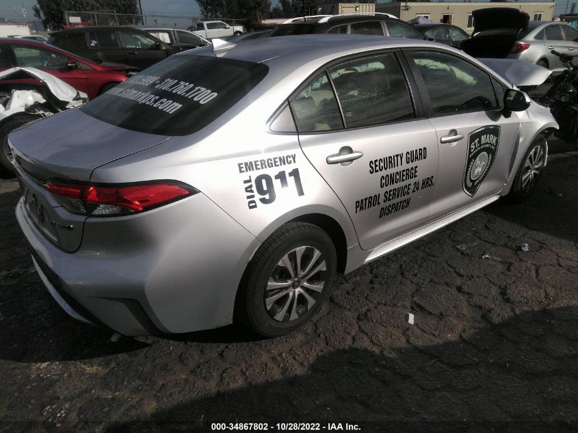 2022 TOYOTA COROLLA HYBRID LE VIN: JTDEAMDE5N3009797