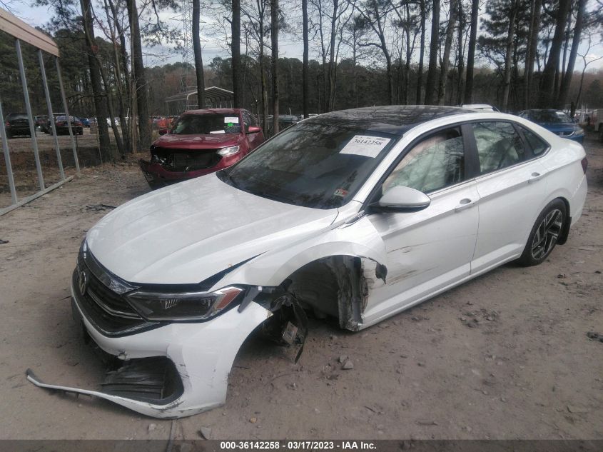 2022 VOLKSWAGEN JETTA SEL VIN: 3VWGM7BU2NM030386