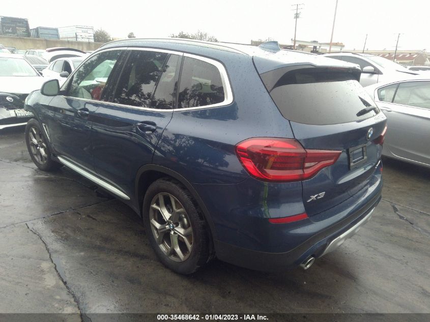 2020 BMW X3 XDRIVE30E VIN: 5UXTS1C07L9D06297