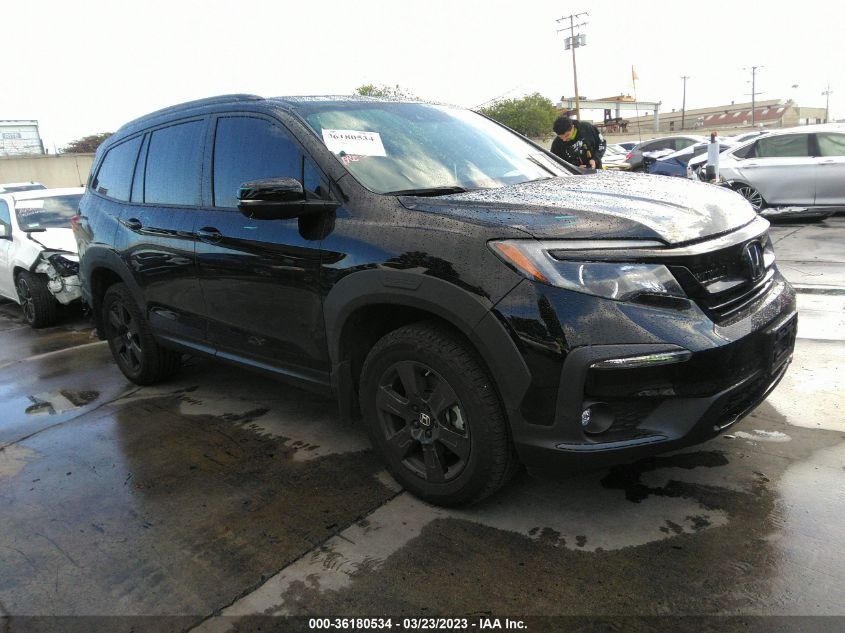 2022 HONDA PILOT TRAILSPORT VIN: 5FNYF6H85NB060640