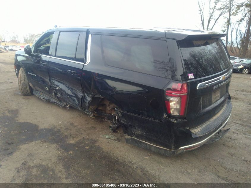 2022 CHEVROLET SUBURBAN LT VIN: 1GNSKCKD1NR321107