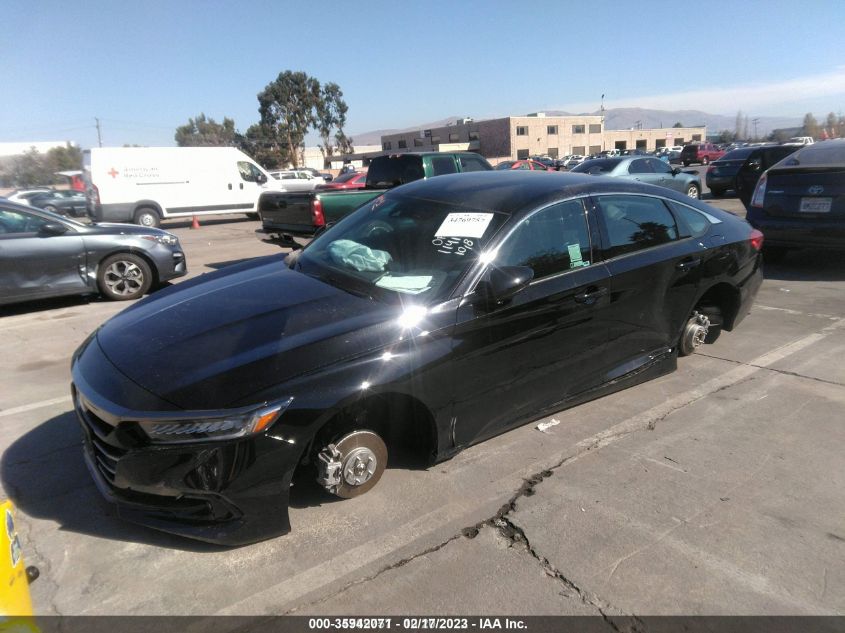 2022 HONDA ACCORD SEDAN SPORT VIN: 1HGCV1F38NA065168