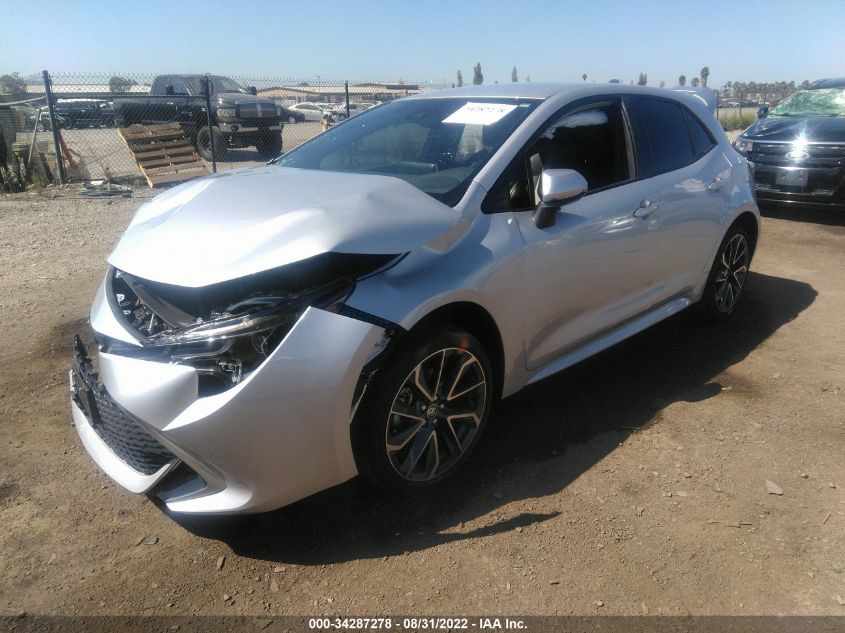 2022 TOYOTA COROLLA HATCHBACK XSE VIN: JTNC4MBE0N3158986