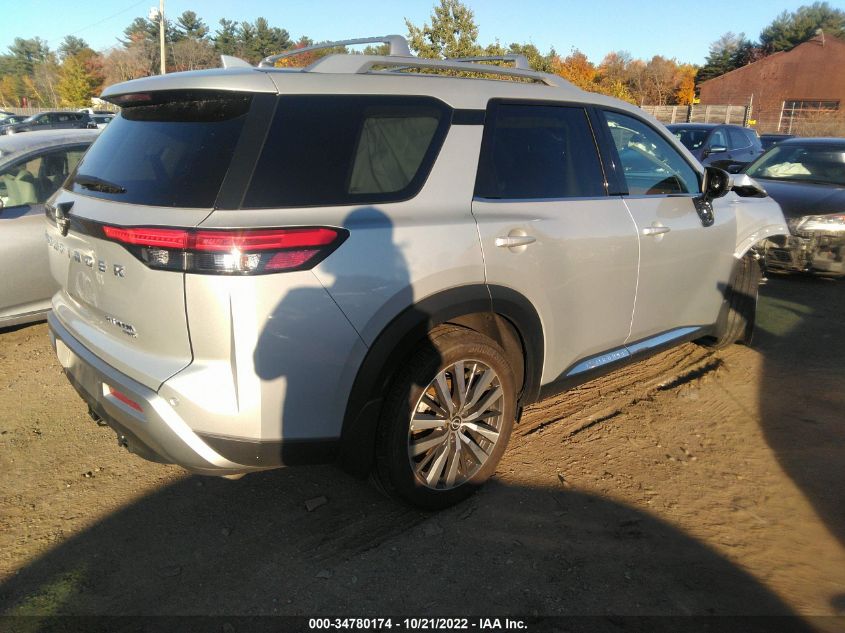 2022 NISSAN PATHFINDER PLATINUM VIN: 5N1DR3DJ3NC236607