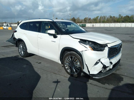 2021 TOYOTA HIGHLANDER HYBRID PLATINUM VIN: 5TDFARAH8MS009936
