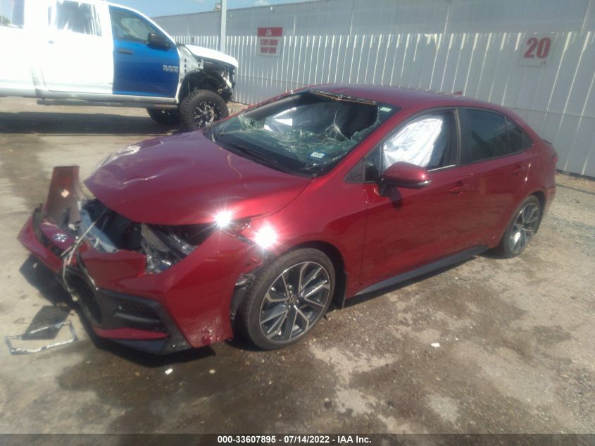 2022 TOYOTA COROLLA SE/SE NIGHTSHADE/APEX SE VIN: 5YFS4MCE9NP105015