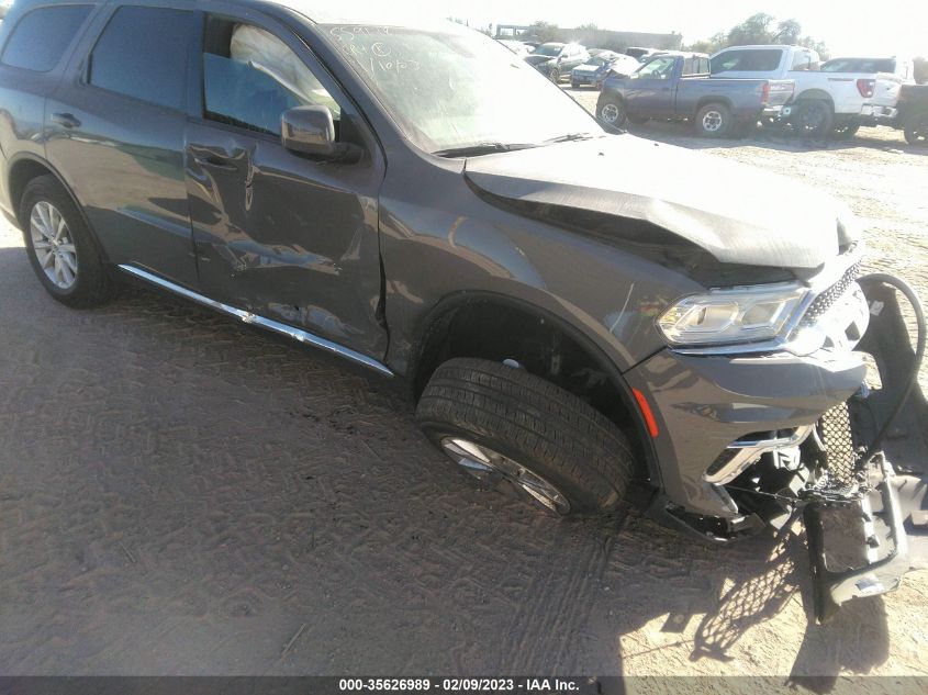 2021 DODGE DURANGO SXT VIN: 1C4RDHAG5MC760760