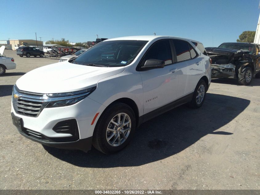 2022 CHEVROLET EQUINOX LS VIN: 3GNAXHEV9NS174563