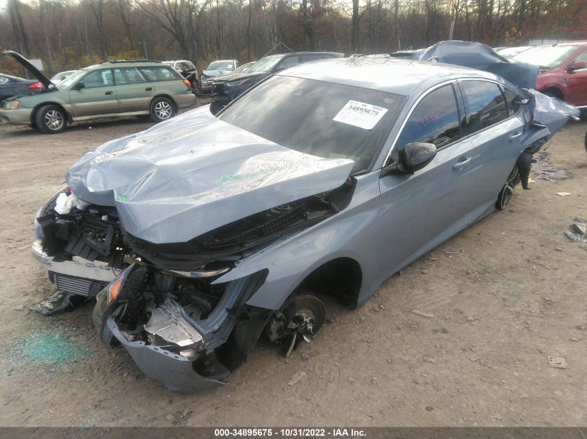 2022 HONDA ACCORD SEDAN SPORT SE VIN: 1HGCV1F4XNA007541