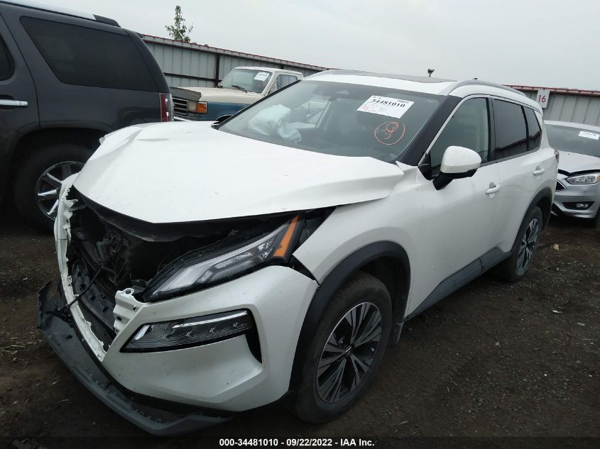 2021 NISSAN ROGUE SV VIN: 5N1AT3BB2MC830877