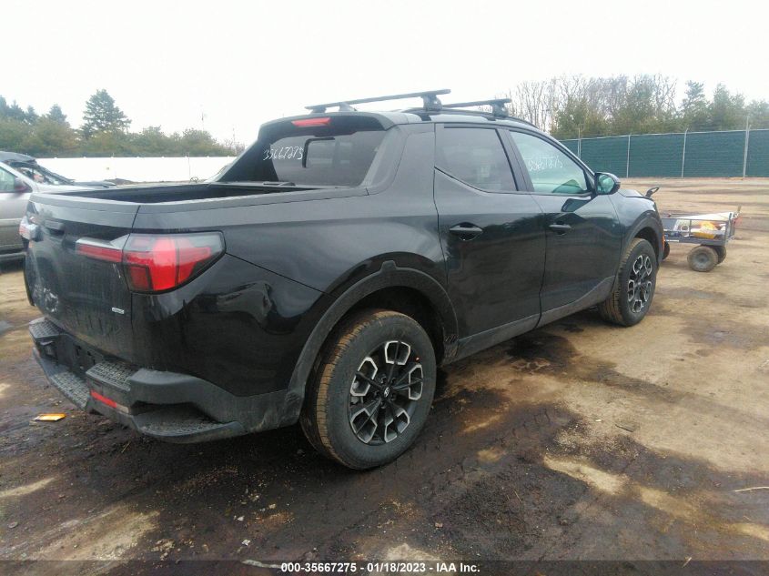 2022 HYUNDAI SANTA CRUZ SEL VIN: 5NTJCDAE5NH039109