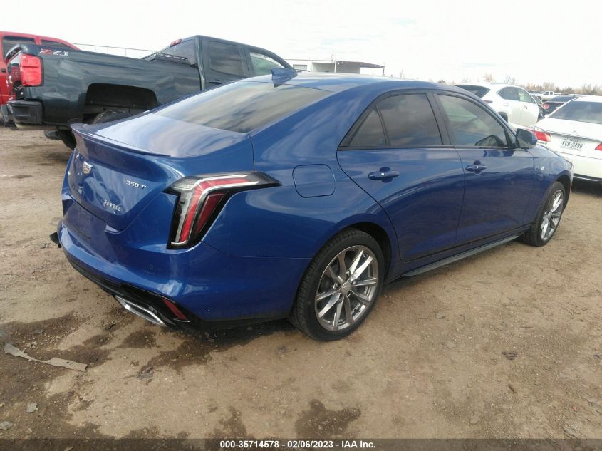 2022 CADILLAC CT4 SPORT VIN: 1G6DG5RK5N0110597