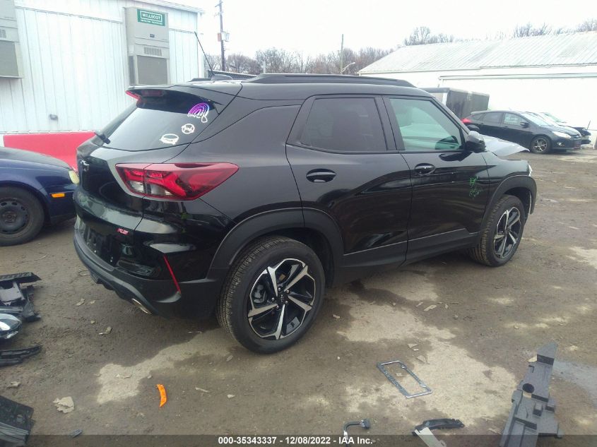 2022 CHEVROLET TRAILBLAZER RS VIN: KL79MUSL8NB082272