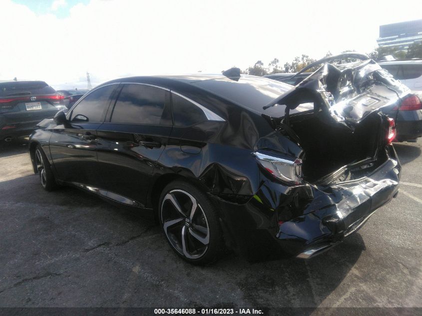2021 HONDA ACCORD SEDAN SPORT VIN: 1HGCV2F33MA011104