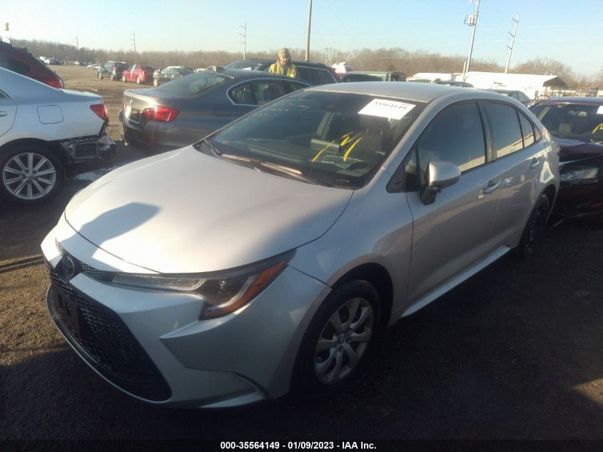 2022 TOYOTA COROLLA LE VIN: 5YFEPMAE6NP319905