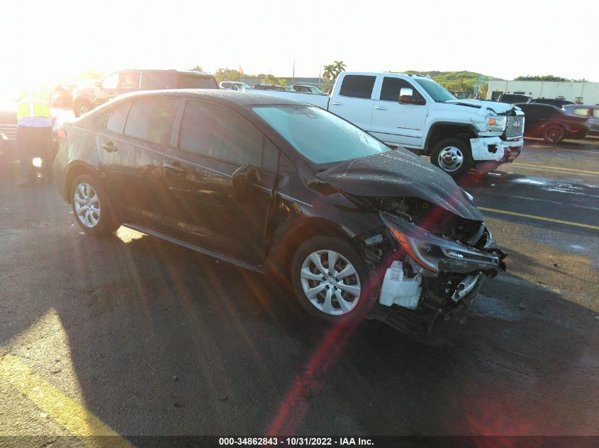 2021 TOYOTA COROLLA LE VIN: JTDEPMAE6MJ125832