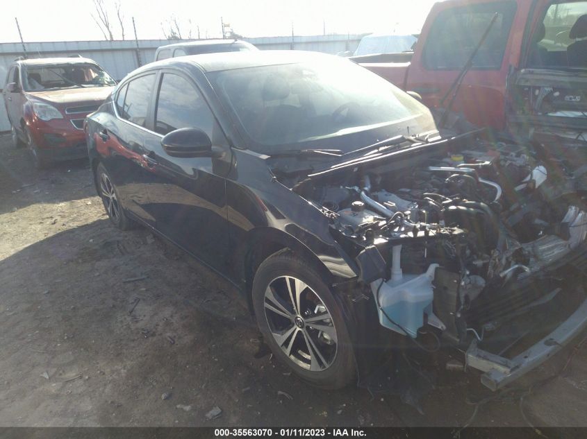 2022 NISSAN SENTRA SV VIN: 3N1AB8CV0NY295847